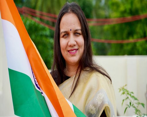 Portrait of a middle aged Indian woman